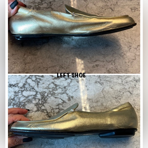 Prada Wanna-be Gold Loafers - Picture 13 of 13